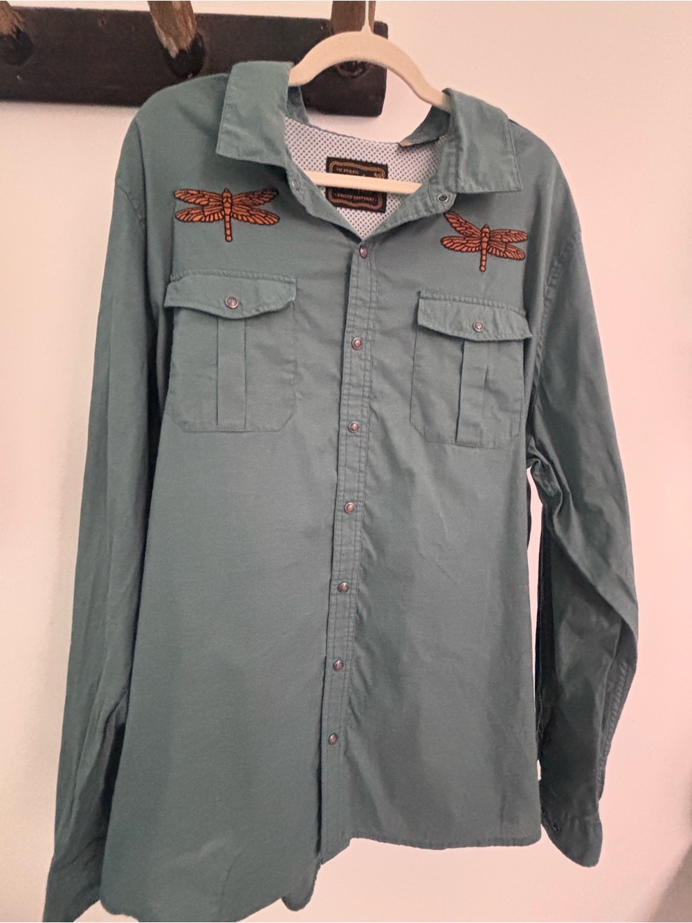 HOWLER BROTHERS Gaucho Snapshirt Mens XXL Enter The Dragons - Picture 5 of 8